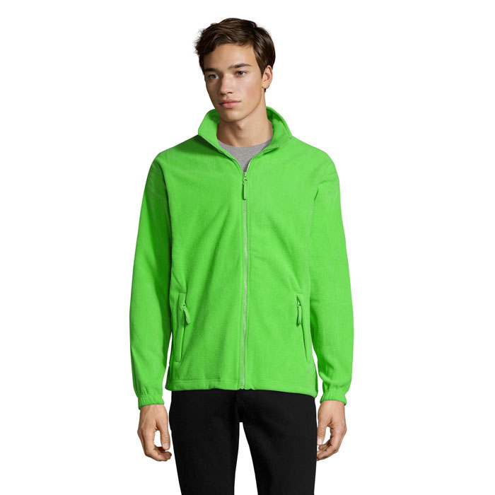 NORTH - 20RTH Zipped Fleece Jacket - Lime