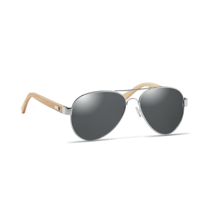 HONIARA - Bamboo sunglasses in pouch