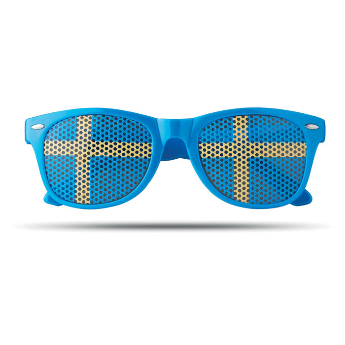 FLAG FUN - Glasses country - Blue