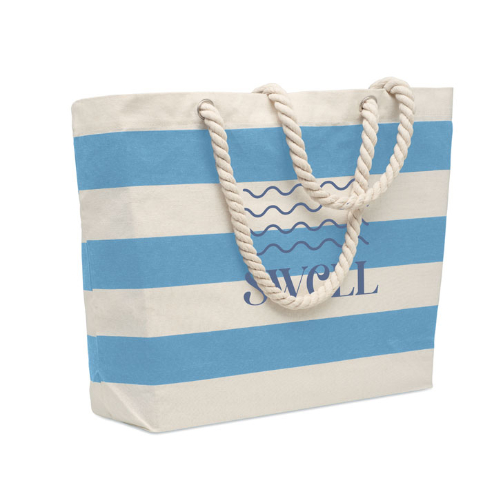 HEAVEN STRIPE - Cotton beach bag 220 gr/m²
