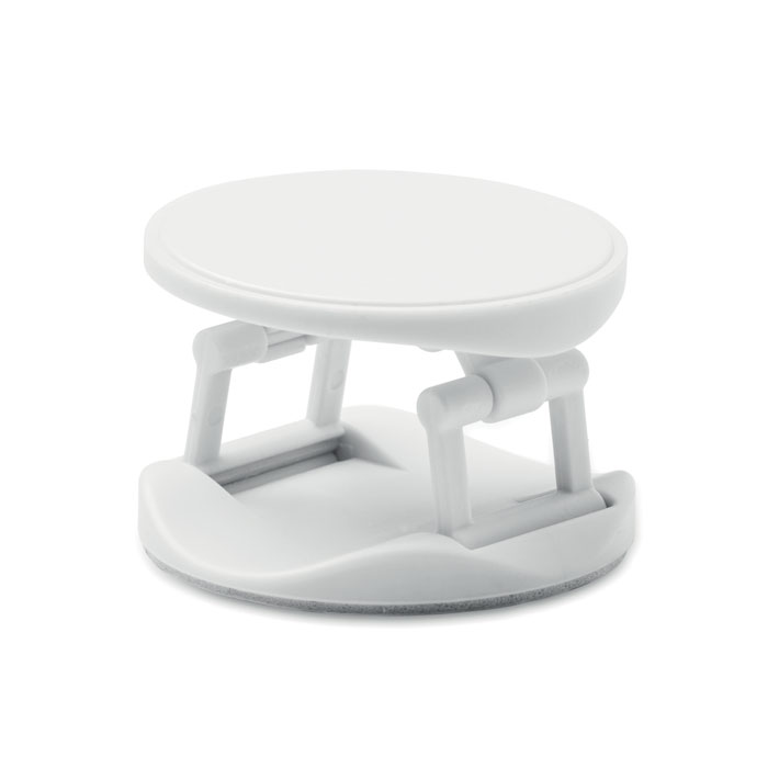 DOT - Round phone holder - White