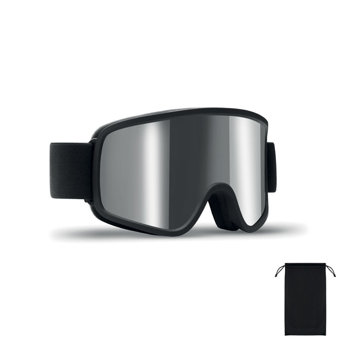 NISEKO - Ski goggles UV400 - Shiny Silver