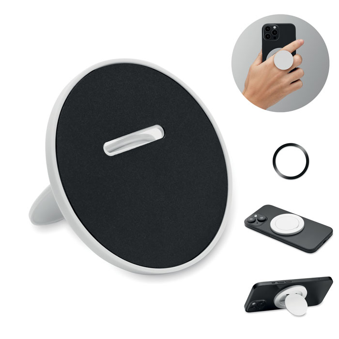 ABLE - Magnetic phone holder - White