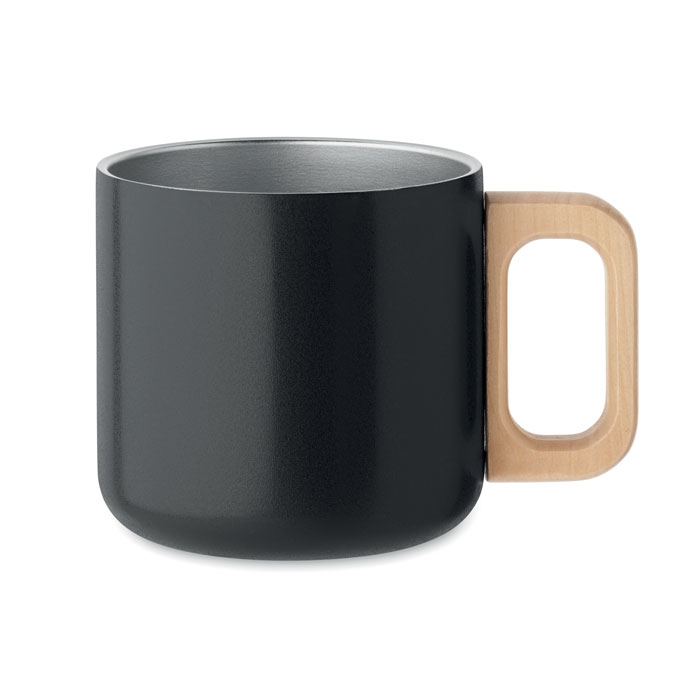 ACERO - Double wall mug 350 ml - Black
