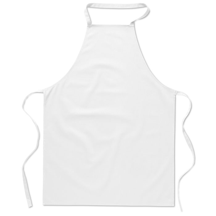 KITAB GLASGOW - Kitchen apron in cotton - White