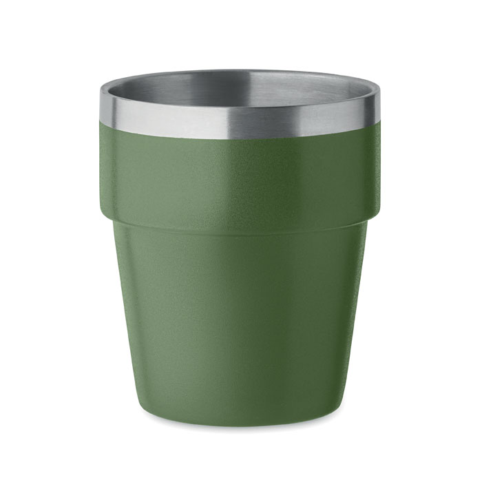 ACERITO - Double wall tumbler 250 ml - Dark Green