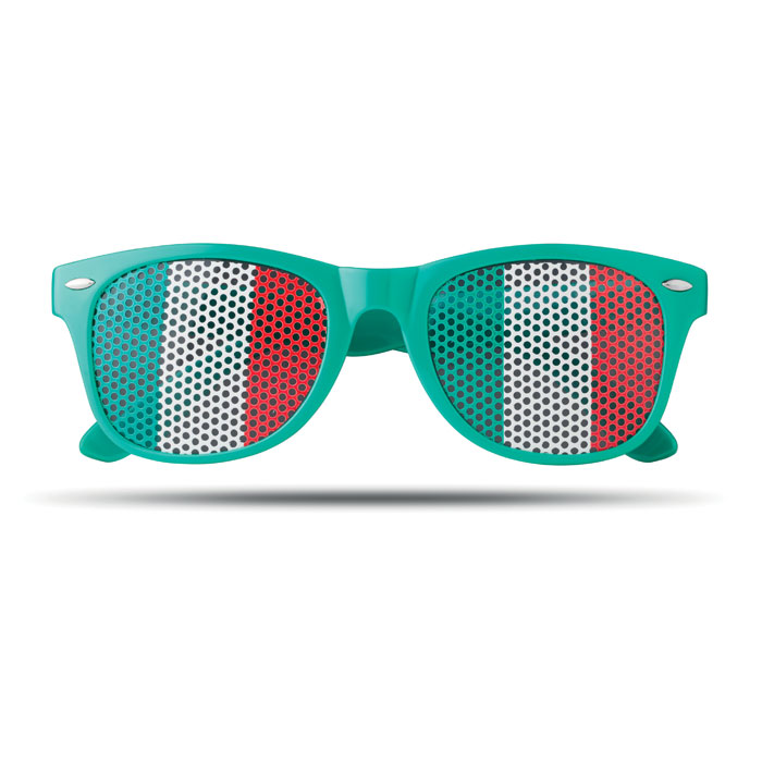 FLAG FUN - Glasses country - Green