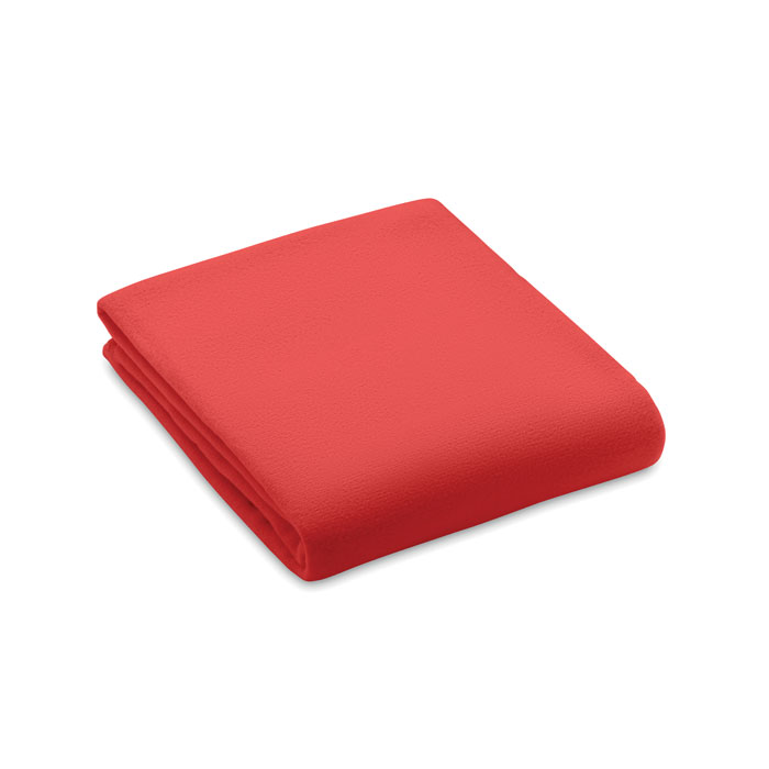 BOGDA - RPET fleece blanket 130gr/m² - Red