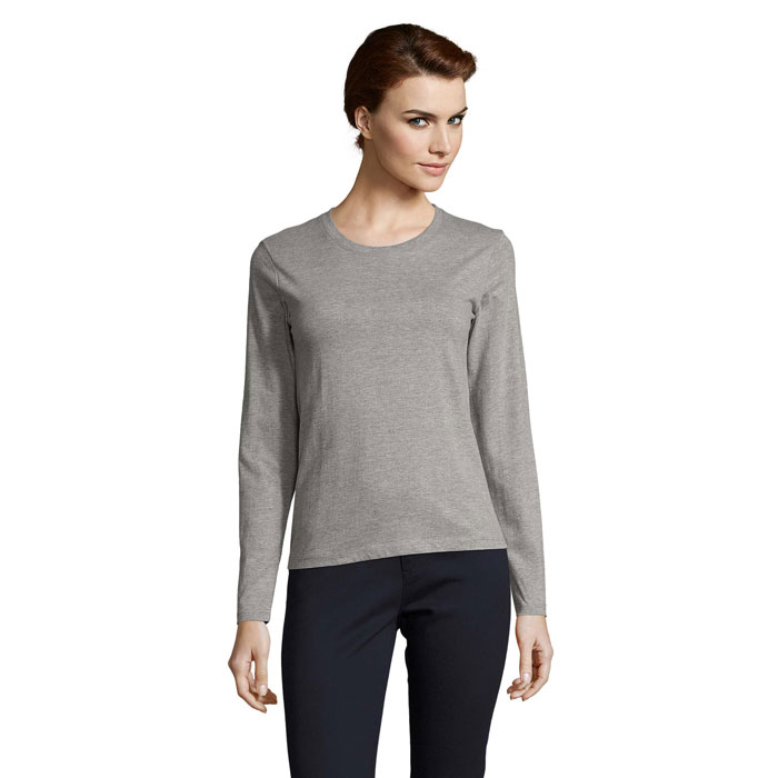 IMPERIAL LSL WOMEN - Grey Melange
