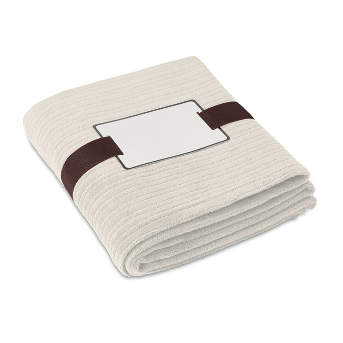 CAP CODE - Fleece blanket.240 gr/m2 - Beige