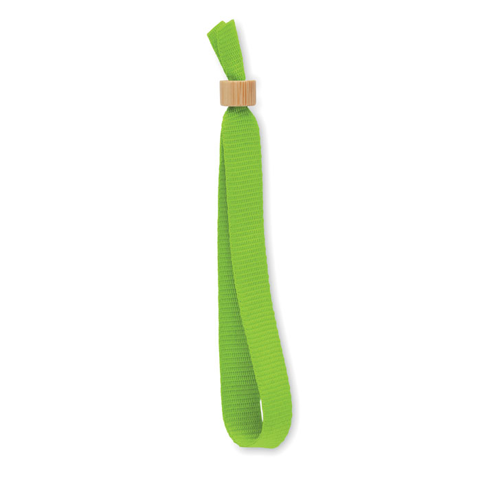 FIESTA - RPET polyester wristband - Lime