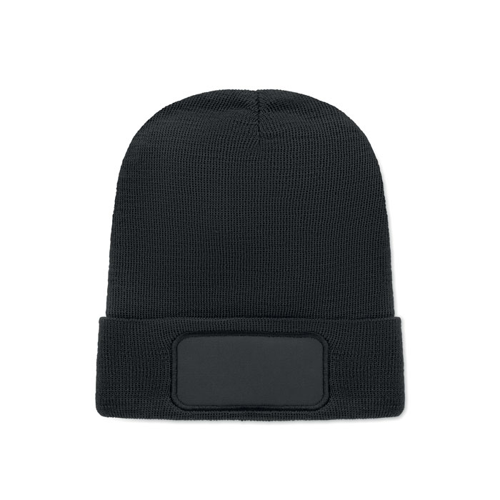 CAPNIT - Unisex beanie RPET polyester - Black