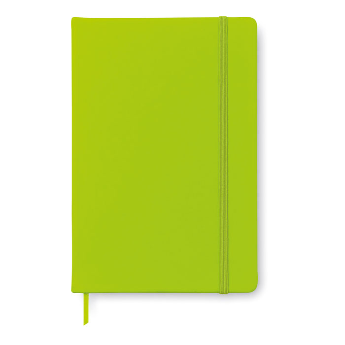 ARCONOT LINED - A5 notebook 96 lined sheets - Lime