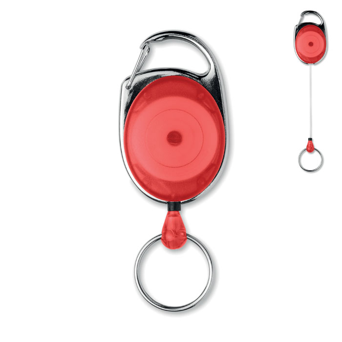 ARRONSA - Retractable badge holder - Red