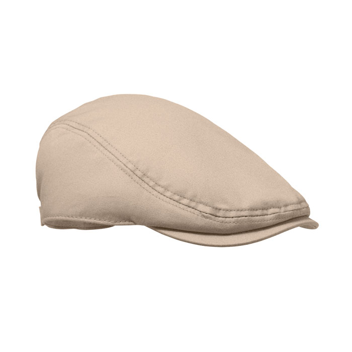 FLAT PEAK - Newsboy flat cap 235 gr/m² - Beige