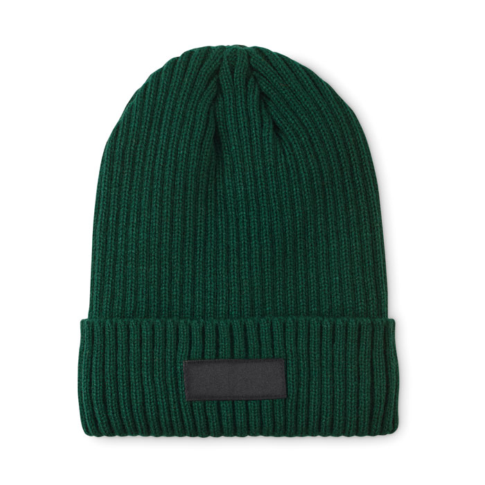 ANVIK - 3M knitted beanie with cuff - Dark Green
