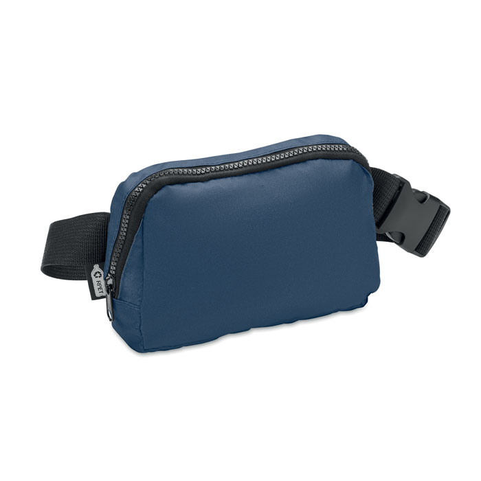 TOSHI - 300D RPET polyester waist bag - Blue