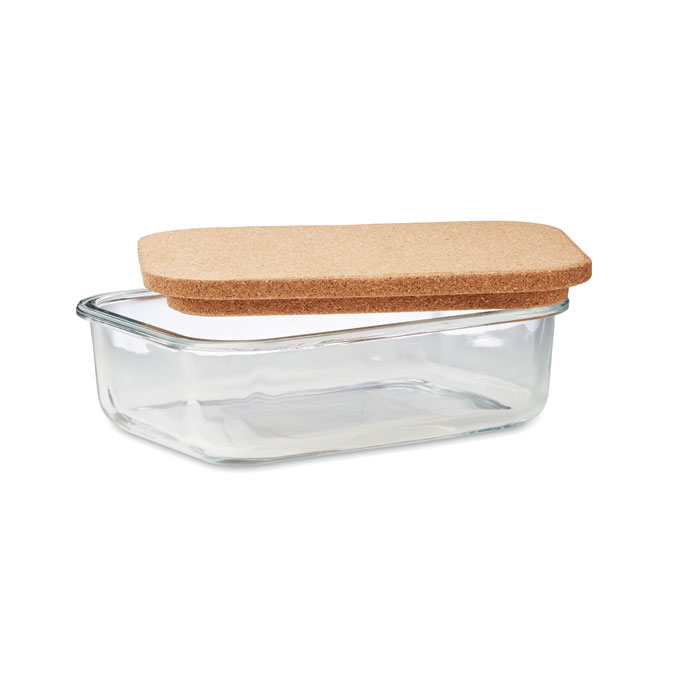 CANOA - Glass lunch box with cork lid