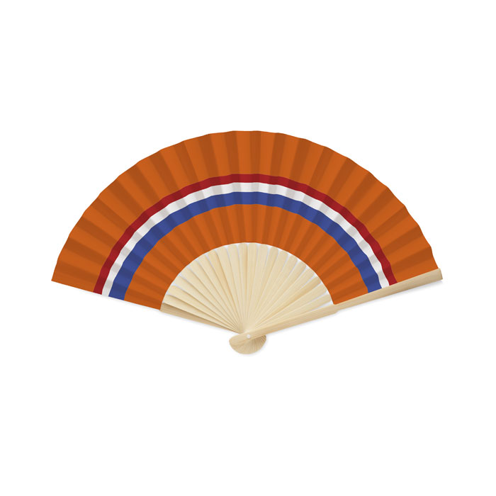 FUNFAN - Manual fan flag design - Orange