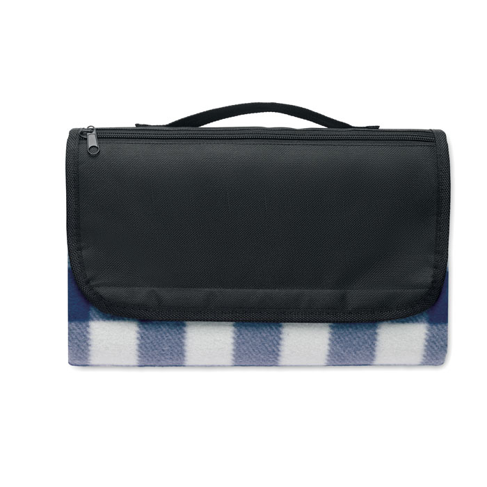 CALY - RPET fleece picnic blanket - Blue