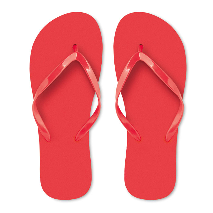 HONOLULU - EVA beach slippers size L - Red