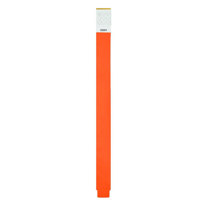  TYVEK - One sheet of 10 wristbands