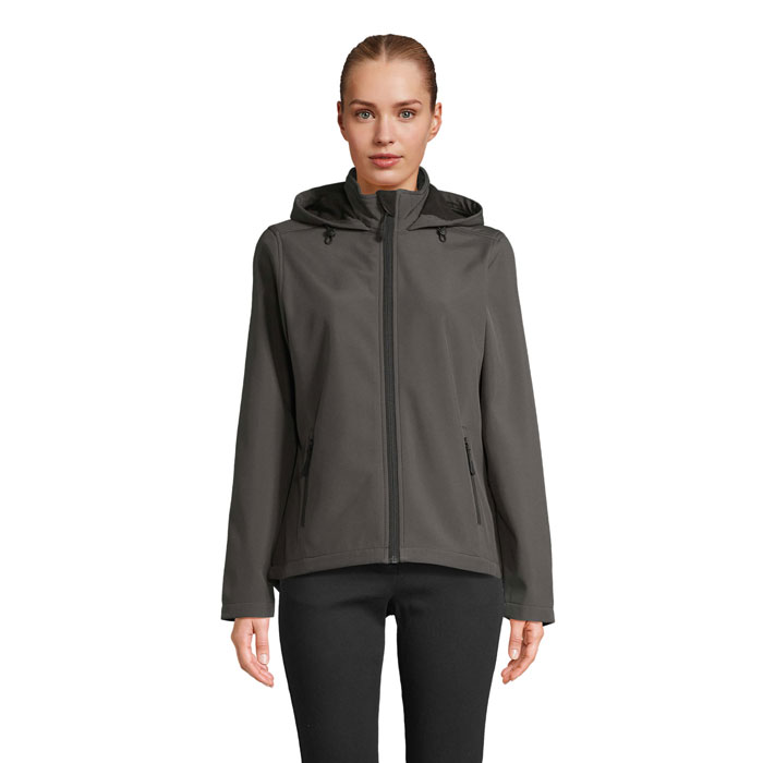 RACE HOODED WOMEN - RACE WOMEN HOODED JACKET - Charcoal Grey