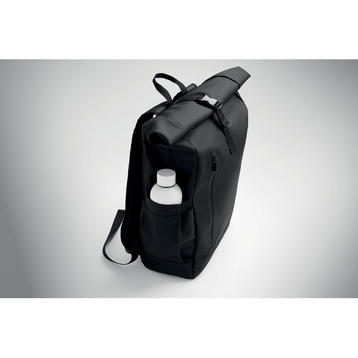 BANGKOK ROLL - Rolltop laptop rucksack 600D