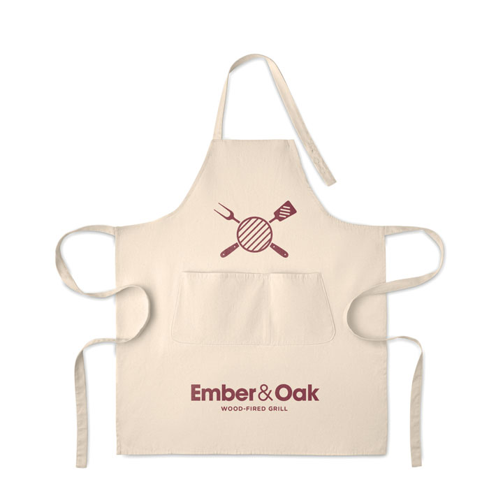 GAMMA COLOUR - Organic cotton apron 240 gr/m²