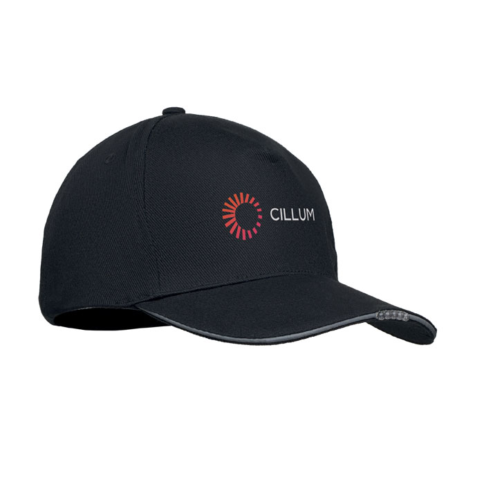 LUZCAP - 5 panel LED cotton cap 220gr/m²