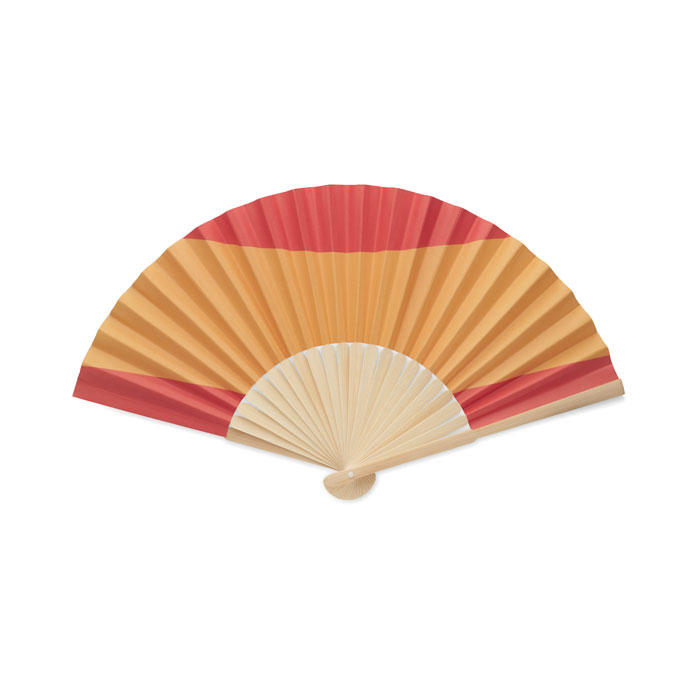 FUNFAN - Manual fan flag design - Red