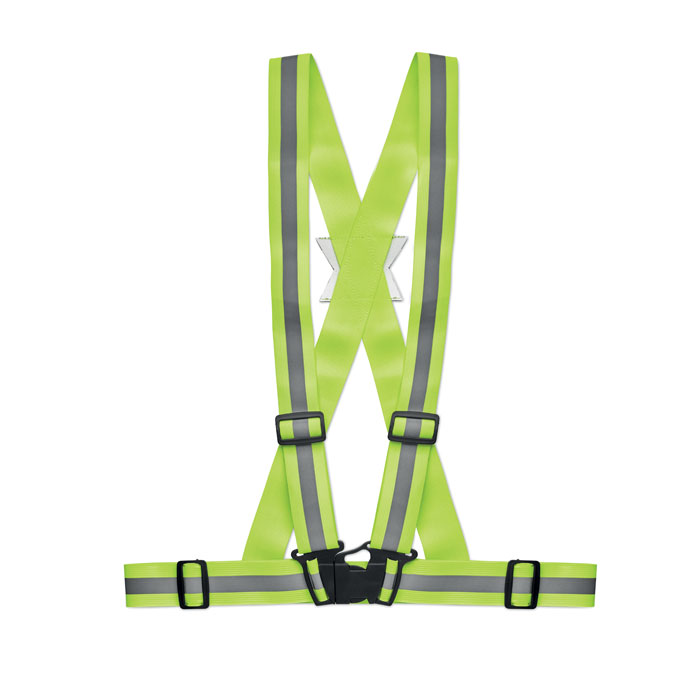 ALLVISIBLE - Reflective body belt - Neon Green