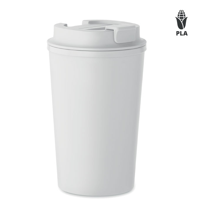 BEIBAKU - PLA double wall tumbler 350ml - White