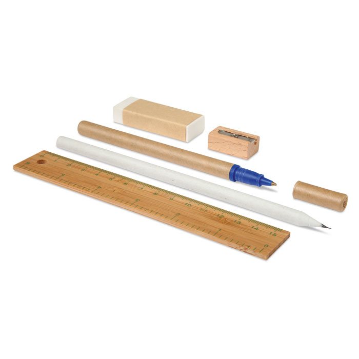 ECOSET - Stationary set in cotton pouch