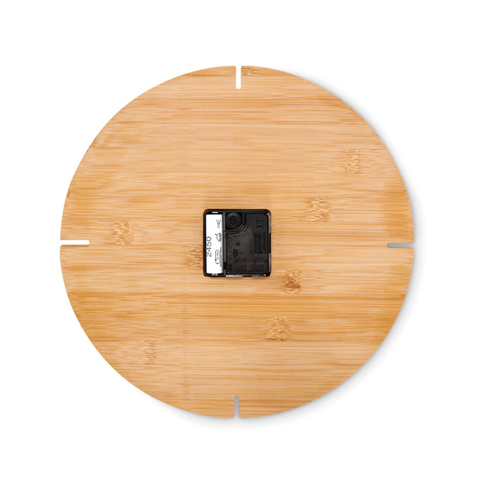ESFERE - Round shape bamboo wall clock