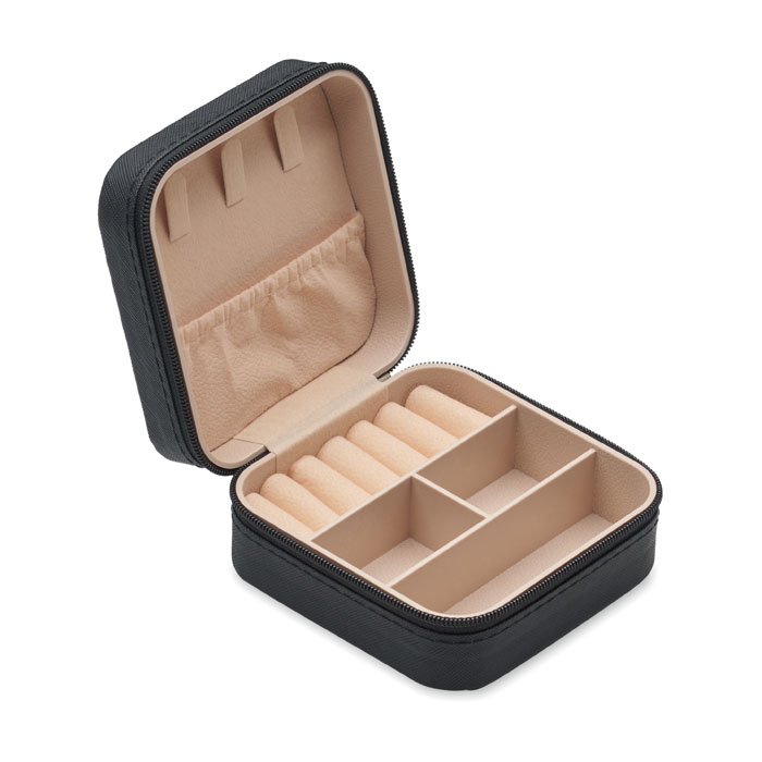 JULBOX - PU Travel jewellery box - Black
