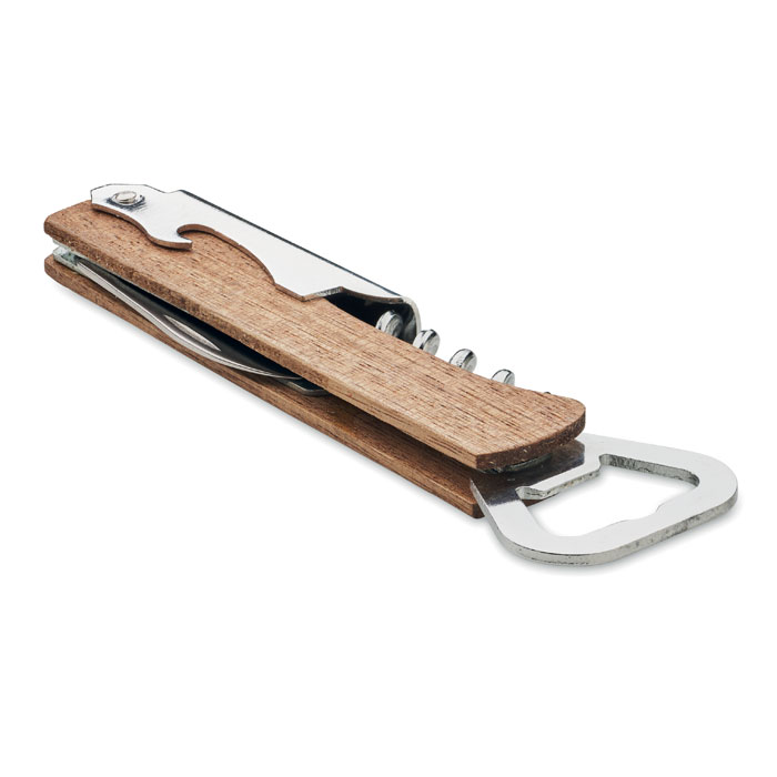 WOOL - 3 in 1 acacia bottle opener