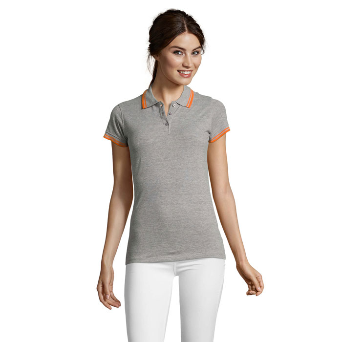 PASADENA WOMEN - Melange Grey/Orange