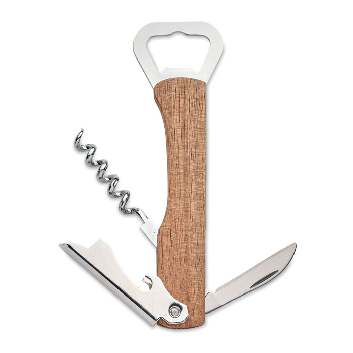WOOL - 3 in 1 acacia bottle opener