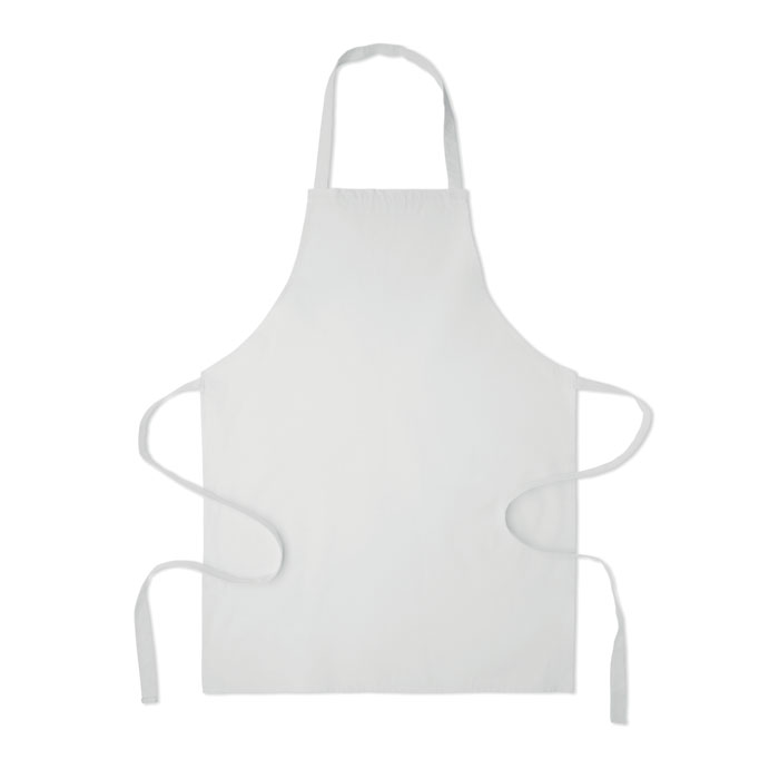 SOUS COLOUR - Recycled cotton apron - White