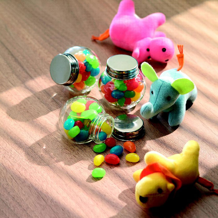 BEANDY - Glass jar with jelly beans