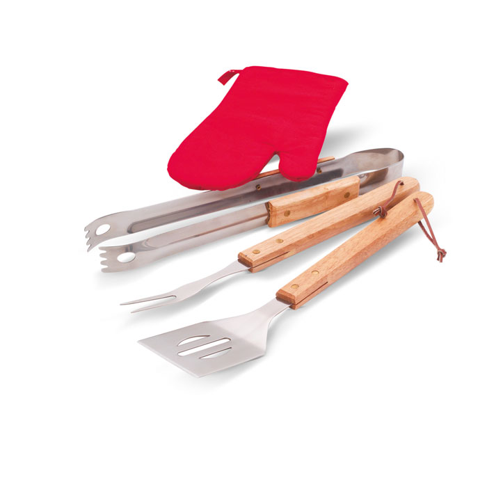 DONAU EAST - BBQ apron with BBQ tools