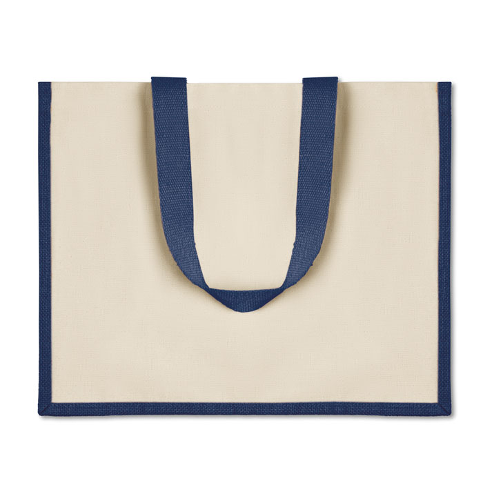 CAMPO DE FIORI - Jute and canvas shopping bag