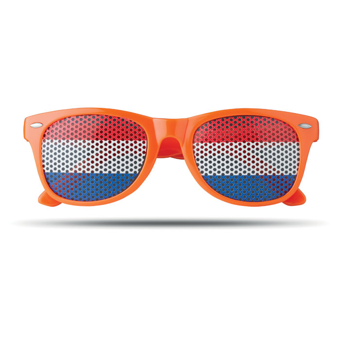 FLAG FUN - Glasses country - Orange