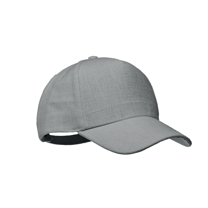 NAIMA CAP - 5 PANEL HEMP CAP 370 GR/M² - Grey