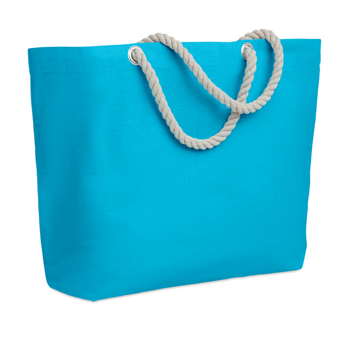 MENORCA - Beach bag with cord handle - Turquoise