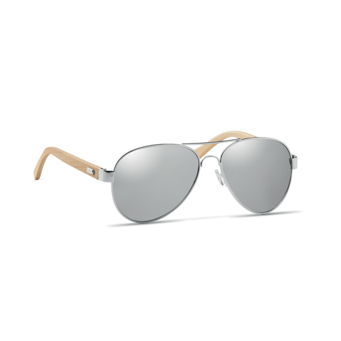 HONIARA - Bamboo sunglasses in pouch