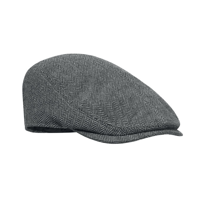 BLIND PEAK - Newsboy flat cap 335 gr/m² - Grey