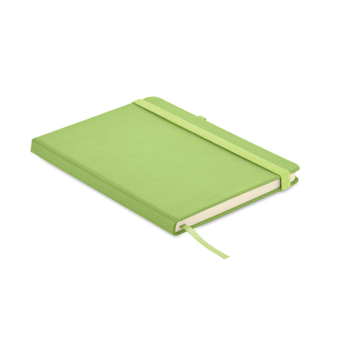 ARPU - Recycled leather A5 notebook - Lime