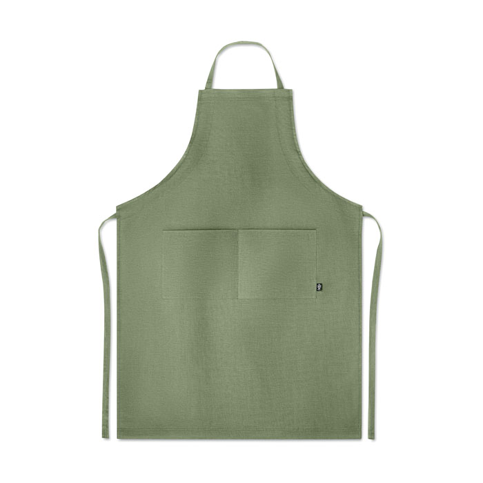 NAIMA APRON - Hemp adjustable apron 200 gr/m² - Green